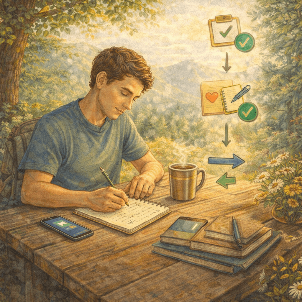 A peaceful moment in nature