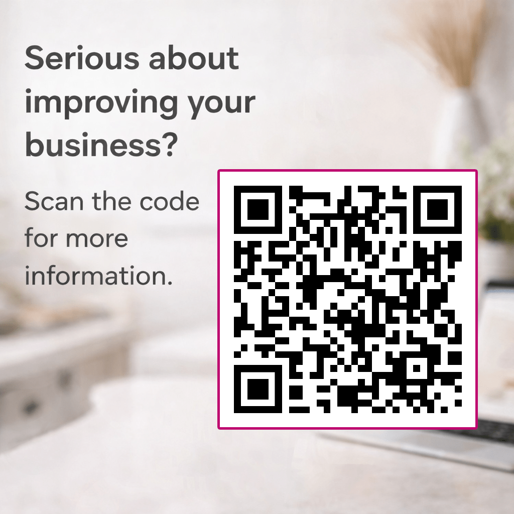 Improve your business – scan now